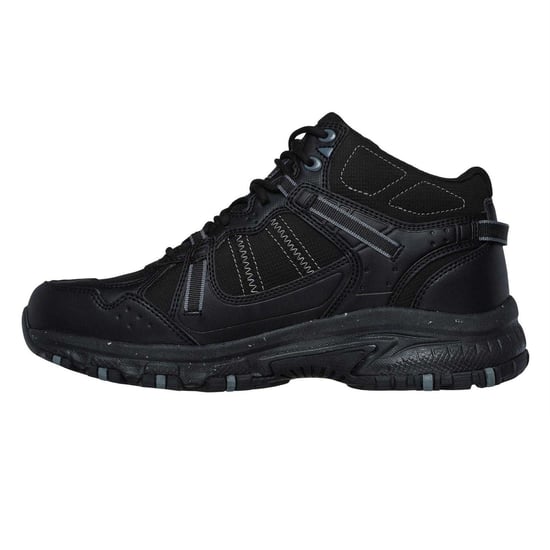 Skechers Leren wandelschoenen voor heren met Hillcrest-logo (Zwart) - Image 2
