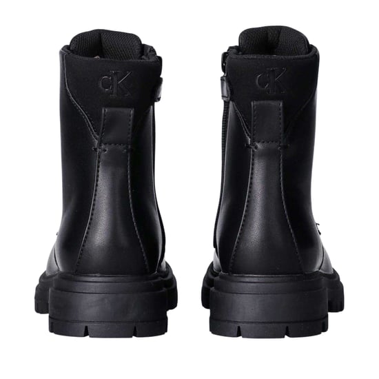 Calvin Klein Childrens/Kids Colleen Combat Boots (Black) - Image 2