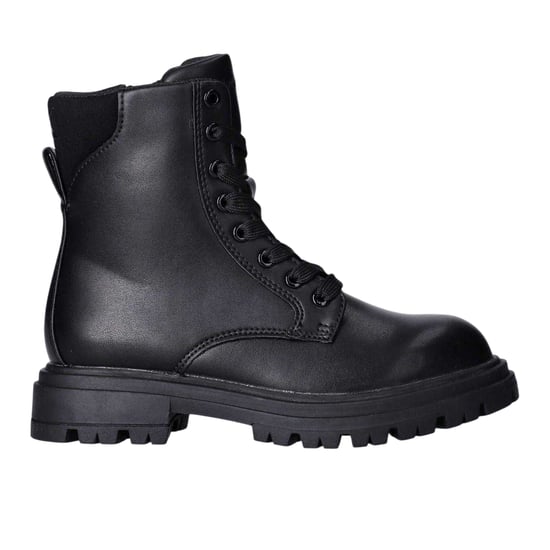 Calvin Klein Childrens/Kids Colleen Combat Boots (Black) - Image 4