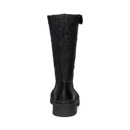 Steve Madden Womens/Ladies Gelina Leather Knee-High Boots (Black) - Image 4