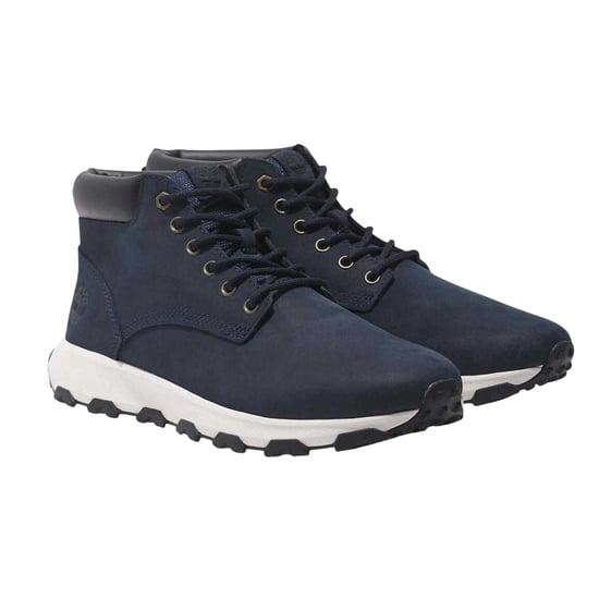 Timberland Winsor Park leren Ortholite-chukka-laarzen voor heren (Marine) - Image 5