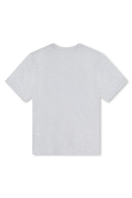 Timberland Boys Large Logo Short Sleeve T-shirt Chine Grey - Image 2