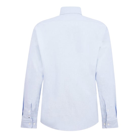 Boss Heren Liam Patroon Kraag Lange Mouw Overhemd (Pastelblauw) - Image 2