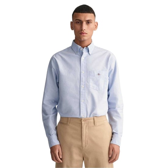 Gant Mens Oxford Shirt (Pale Blue) - Image 2