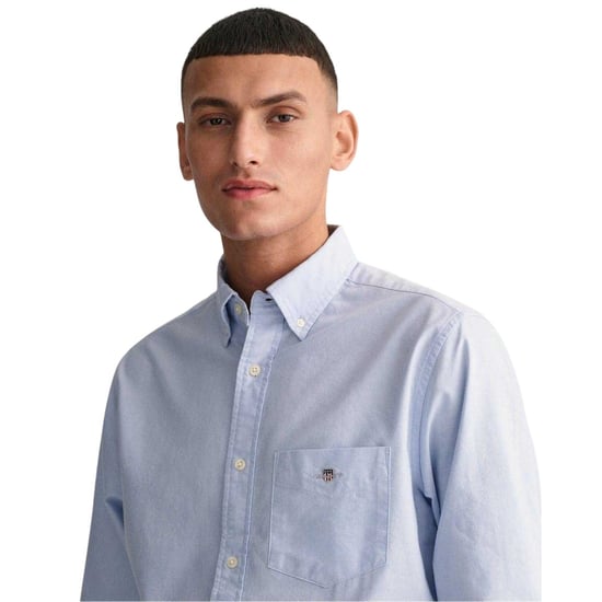Gant Mens Oxford Shirt (Pale Blue) - Image 4