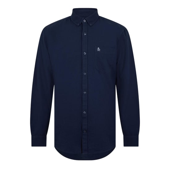 Original Penguin Oxford långärmad skjorta med knäppning för män (Yale Blue) - Image 1