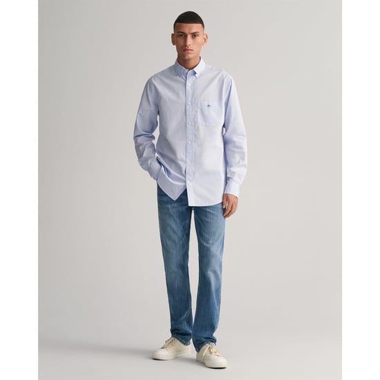 Gant Heren Poplin Overhemd (Lichtblauw) - Image 2