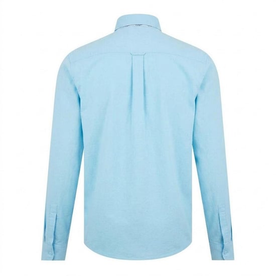 Original Penguin Oxford Button-Down-skjorta i bomull för herrar (Cool Blue) - Image 2