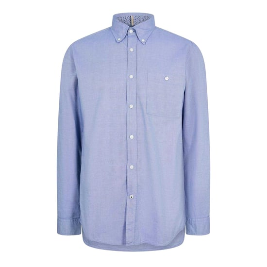 Boss Heren-Oxfordoverhemd met normale pasvorm en knoopsluiting (Blauw) - Image 2