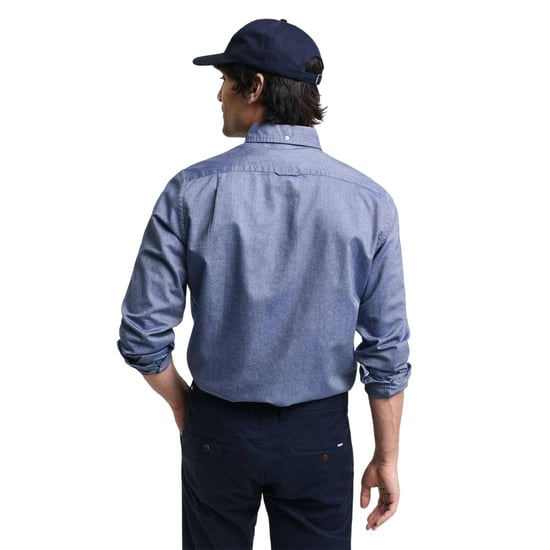 Gant Klassiek Oxford-overhemd met knoopsluiting voor heren (Blauw) - Image 3