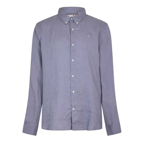 Timberland Heren Linnen Relaxed Fit Overhemd (Quicksilver) - Image 1