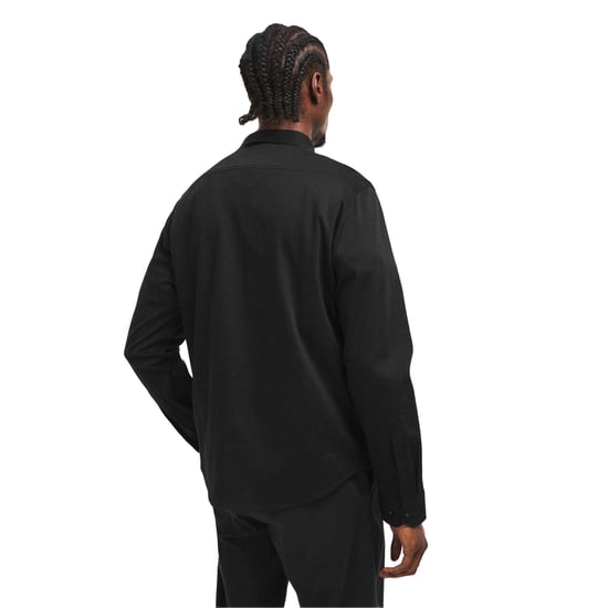 Boss Mens Motion Logo Cotton Shirt (Black) - Image 4