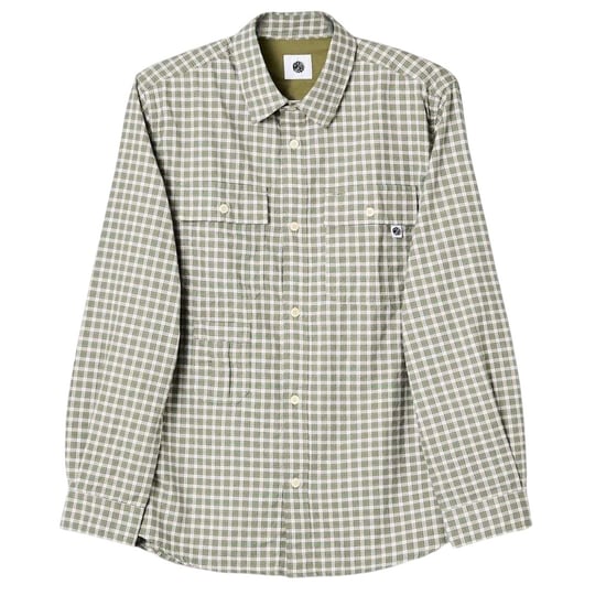 Pretty Green Mens Eastbrook Shirt (Green) - Image 1