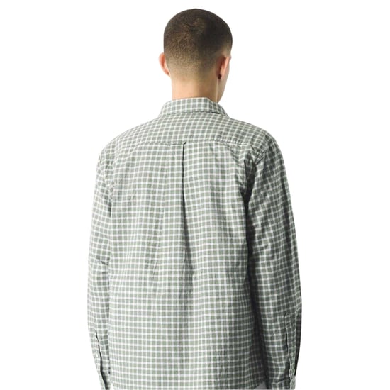 Pretty Green Mens Eastbrook Shirt (Green) - Image 2