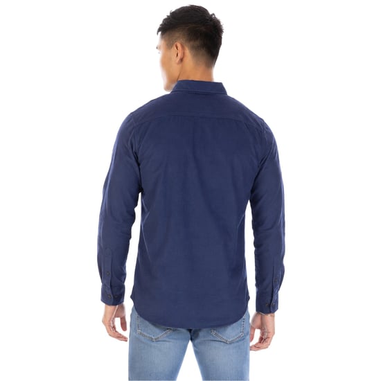Peter Werth Heren Corduroy overhemd met kraag (Marine) - Image 2