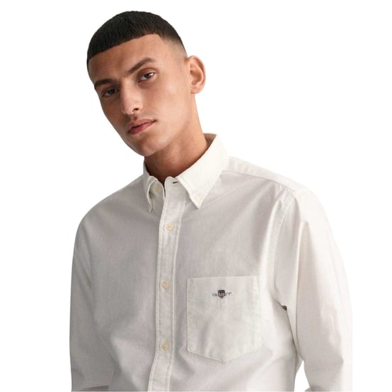 Gant Mens Oxford Shirt (White) - Image 4