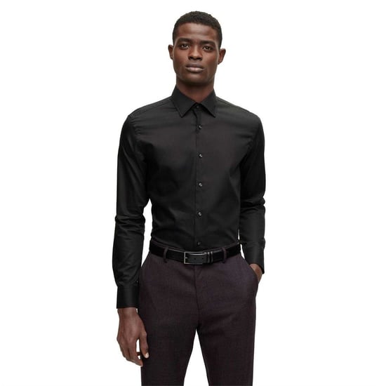 Boss Mens Long-Sleeved Shirt (Black) - Image 1