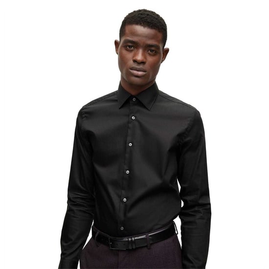 Boss Mens Long-Sleeved Shirt (Black) - Image 3