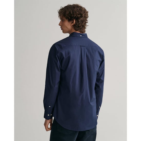Gant Heren Poplin Overhemd (Marine) - Image 3