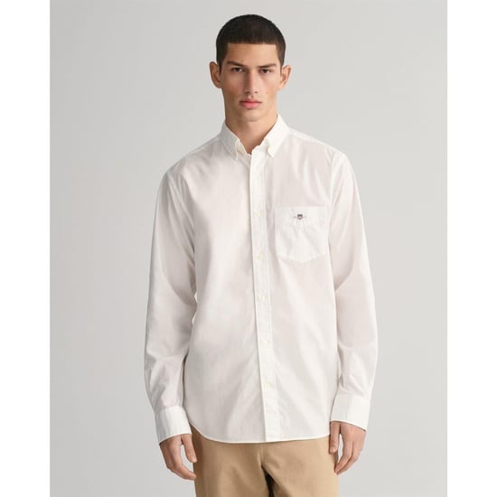 Gant Heren Poplin Overhemd (Wit) - Image 1