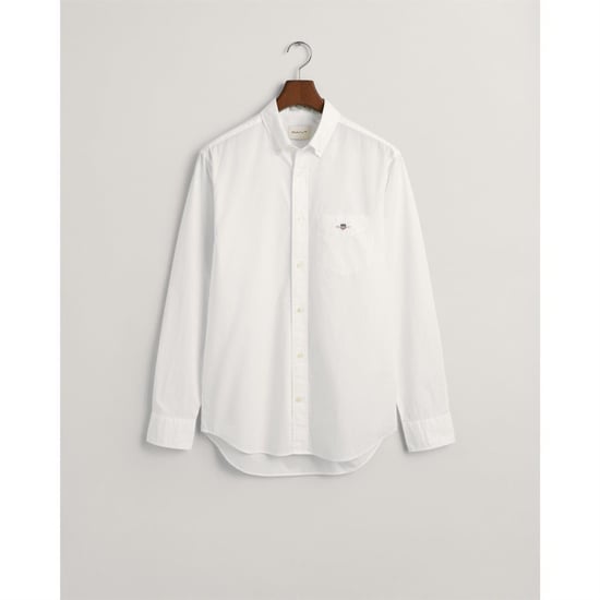 Gant Heren Poplin Overhemd (Wit) - Image 2