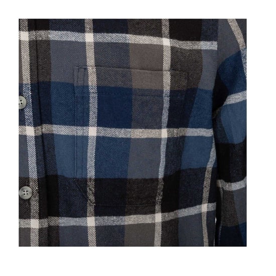 Firetrap Mens Checkered Shirt (Blue/Black) - Image 4