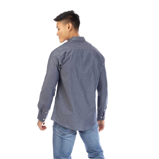 Peter Werth Mens Button-Down Shirt (Dark Indigo) - Image 3