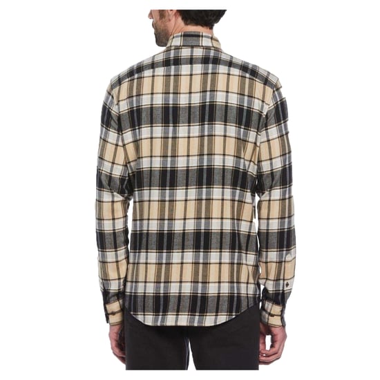 Original Penguin Vanlig rutig skjorta för herrar (Svart/Beige) - Image 2