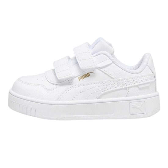Puma Carina Street låga, platta sneakers för barn (Puma Vit) - Image 2