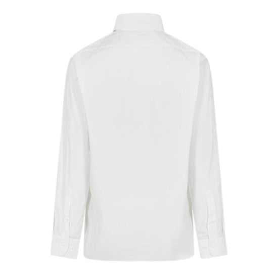 Off White Unisex Vuxen broderad Regular långärmad skjorta (Vit/Svart) - Image 3