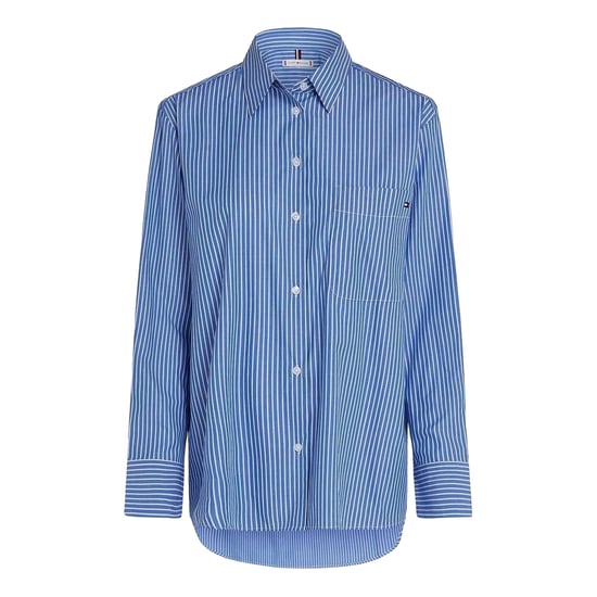 Tommy Hilfiger Dames/Dames Relaxed Fit Shirt Met Lange Mouwen (Blauw) - Image 2