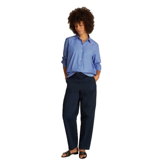 Tommy Hilfiger Dames/Dames Relaxed Fit Shirt Met Lange Mouwen (Blauw) - Image 5