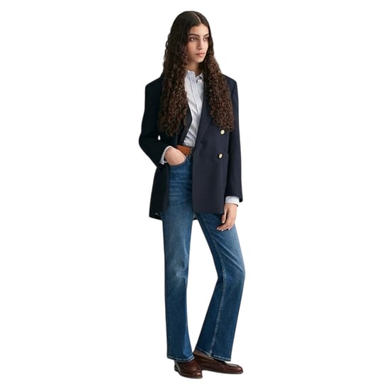 Gant Dames/Dames Zomer Button-Down Overhemd (Lichtblauw) - Image 5