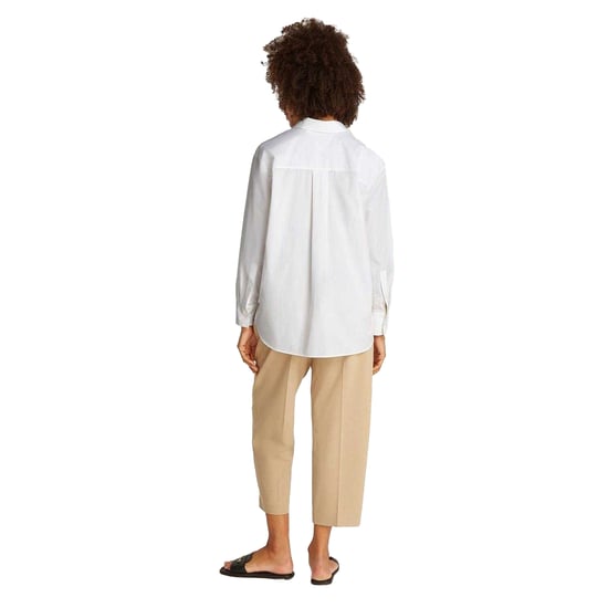 Tommy Hilfiger Dames/Dames Relaxed Fit Shirt Met Lange Mouwen (Optisch Wit) - Image 2