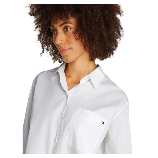 Tommy Hilfiger Dames/Dames Relaxed Fit Shirt Met Lange Mouwen (Optisch Wit) - Image 3