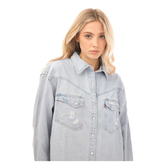 Levis Dam Dorsey Xl Oversized skjorta (Blå) - Image 3