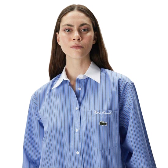 Lacoste Dames/dames Shirt (Perzisch Blauw) - Image 3