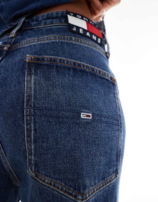 Tommy Jeans low rise baggy jeans in mid wash - Image 2