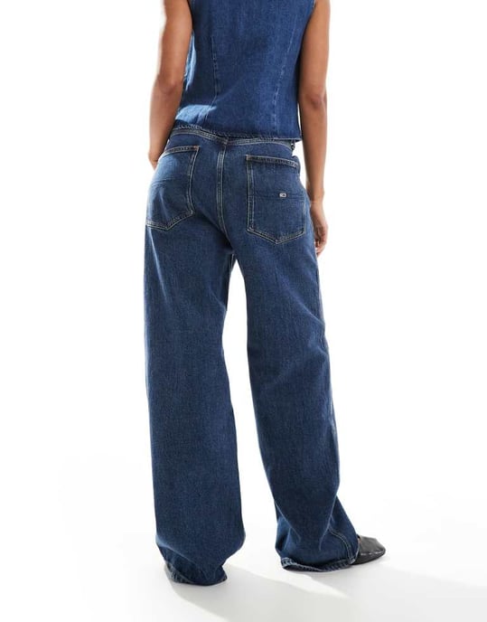 Tommy Jeans low rise baggy jeans in mid wash - Image 3