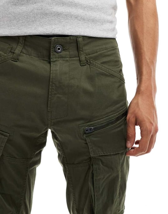 G-star Rovic 3D regular tapered cargobyxor i khaki grönt - Image 2