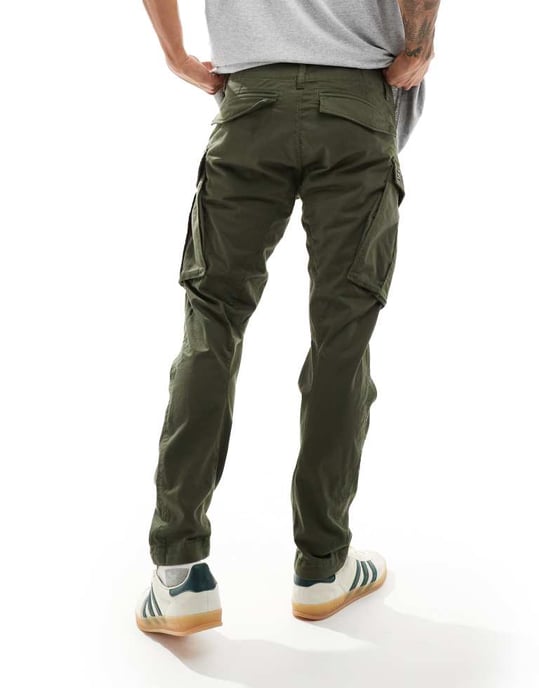 G-star Rovic 3D regular tapered cargobyxor i khaki grönt - Image 3
