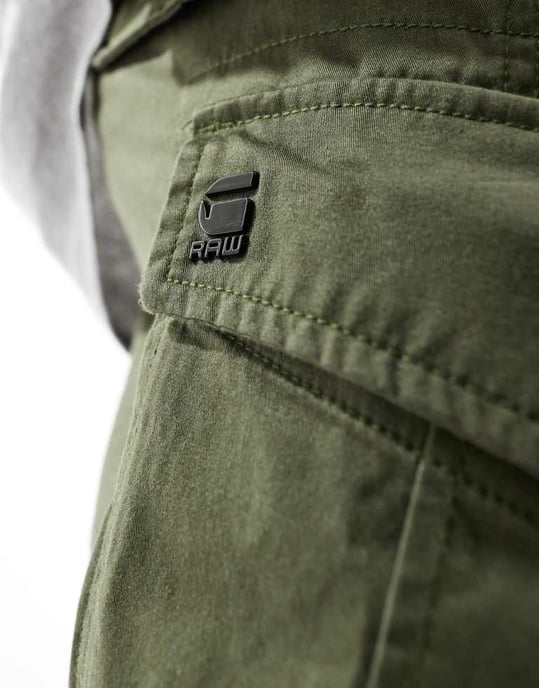 G-star Rovic 3D regular tapered cargobyxor i khaki grönt - Image 4