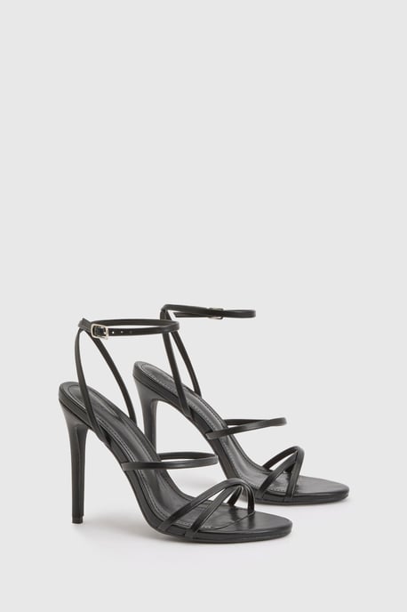 Skinny Strap Strappy Stiletto Heels - Image 3