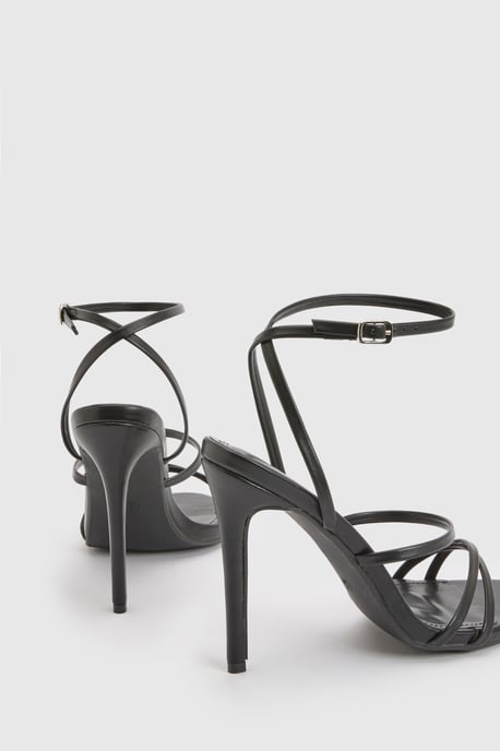 Skinny Strap Strappy Stiletto Heels - Image 4