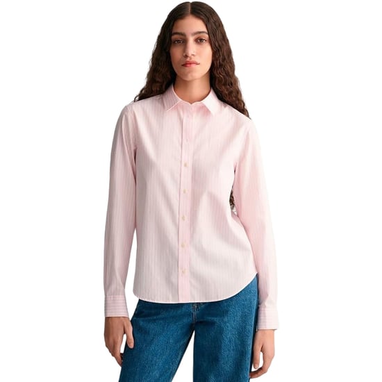 Gant Dames/Dames Zomer Button-Down Overhemd (Lichtroze) - Image 3