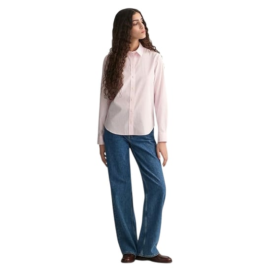 Gant Dames/Dames Zomer Button-Down Overhemd (Lichtroze) - Image 5