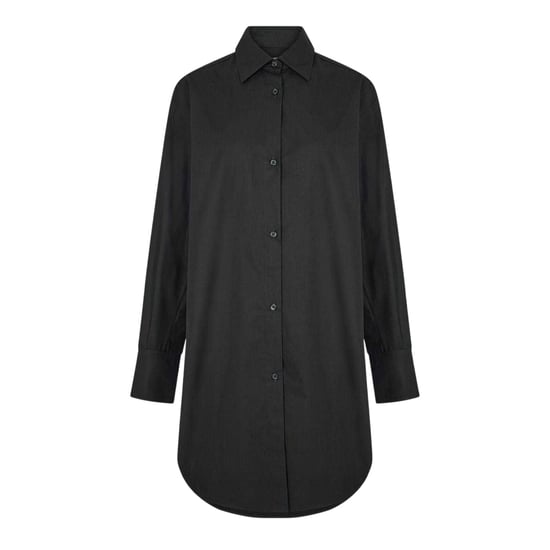 Boss Dames/Dames Relaxed Fit Shirt Met Lange Mouwen (Zwart) - Image 1