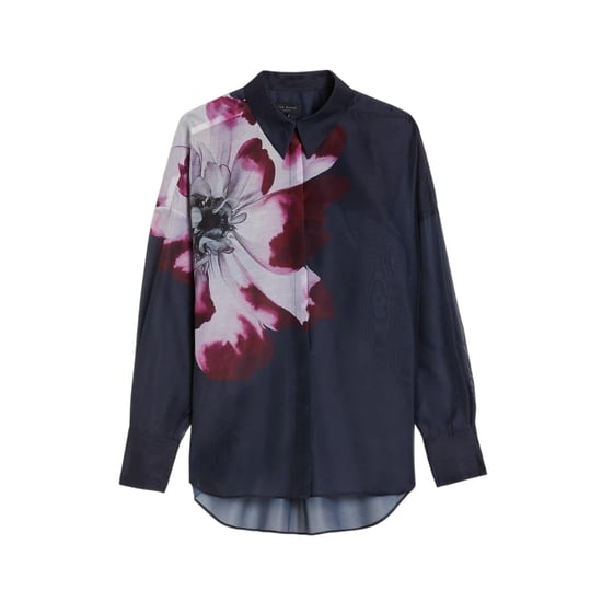Ted Baker Dames/Dames Oversized Shirt (Marine) - Image 2