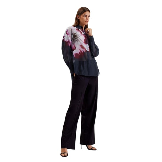 Ted Baker Dames/Dames Oversized Shirt (Marine) - Image 5
