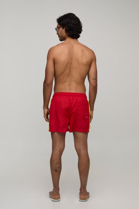 Side Stripe Mid Length Swim Short - Image 2